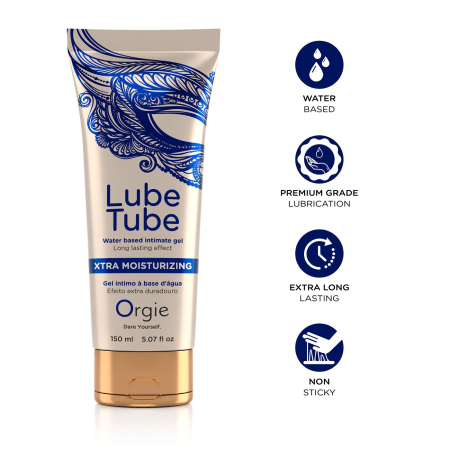 Лубрикант на водній основі Orgie Lube Tube Xtra Moisturizing, 150 мл, інтенсивне зволоження - фото №3