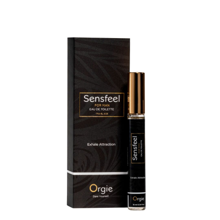 Чоловічі парфуми з феромонами Orgie – Sensfeel for Man Travel Size (10 мл), цитрусово-деревний аромат - фото