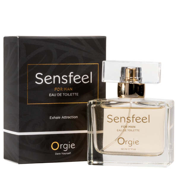 Чоловічі парфуми з феромонами Orgie – Sensfeel for Man (50 мл), цитрусово-деревний аромат - фото