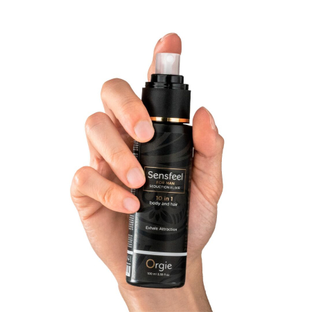 Лосьйон з феромонами для тіла та волосся Orgie – Sensfeel Seduction Elixir 10 in 1 for Man (100 мл) - фото №2