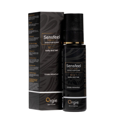 Лосьйон з феромонами для тіла та волосся Orgie – Sensfeel Seduction Elixir 10 in 1 for Man (100 мл) - фото