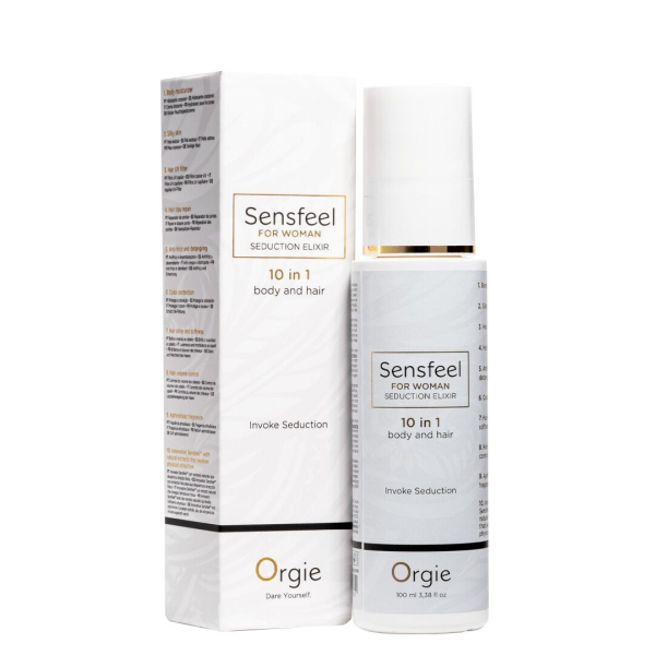 Лосьйон з феромонами для тіла та волосся Orgie – Sensfeel Seduction Elixir 10 in 1 for Woman (100 мл) - фото