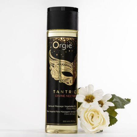 Масажна олія Orgie – Tantric Divine Nectar (200 мл), для тантричного масажу, зволоження - фото №4