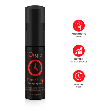 Спрей-пролонгатор Orgie Time Lag Delay Spray, 25 мл, без анестетиків, з пантенолом - фото №3