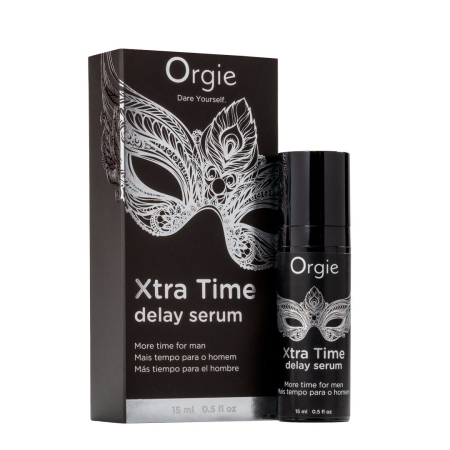 Сироватка-пролонгатор Orgie Xtra Time Delay Serum, 15 мл, без анестетиків, на силіконовій основі - фото
