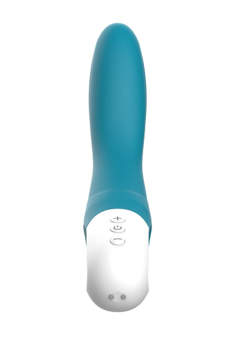 Вібратор точки G Liebe Bend It Rechargeable Ocean Blue, 10 режимів, дуже потужний, гнучкий стовбур - фото №5
