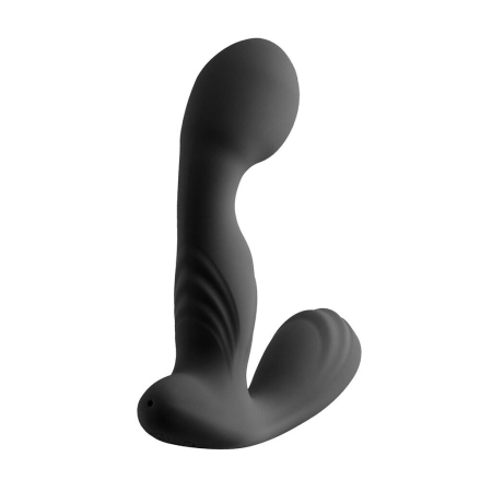 Вібромасажер простати S Pleasures Premium FUZZY, чорний, з рельєфом, 10 режимів вібрації, нагрів - фото №2