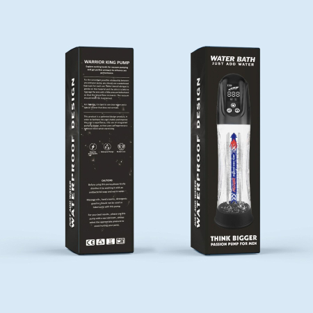 Автоматична гідропомпа 2в1 (вода/повітря) Water Bath з LED-дисплеєм, 2 режими - фото №9
