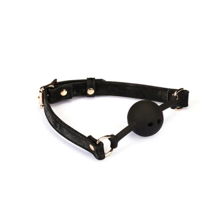 Кляп Liebe Seele Boudoir Amor Ball Gag Black - фото №3