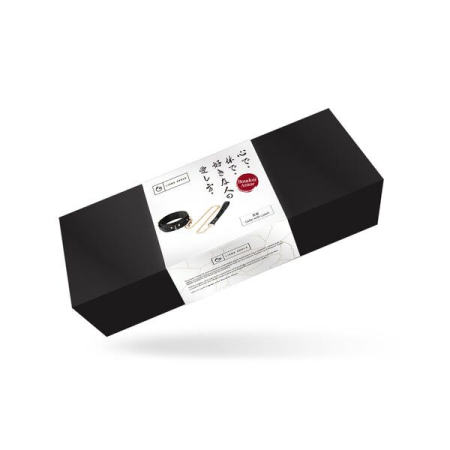 Нашийник з повідцем Liebe Seele Boudoir Amor Collar with Leash Black - фото №2