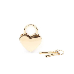 Замочок Liebe Seele Heart Shape Padlock Gold (2 шт) - - фото №2