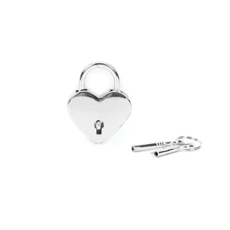 Замочок Liebe Seele Heart Shape Padlock Silver (2 шт) - фото