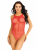 Боді-сітка Leg Avenue Net snap crotch tank bodysuit Red, One Size 