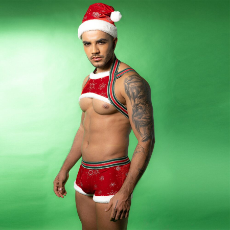 Новорічний чоловічий еротичний костюм JSY 9133 One Size - фото №4