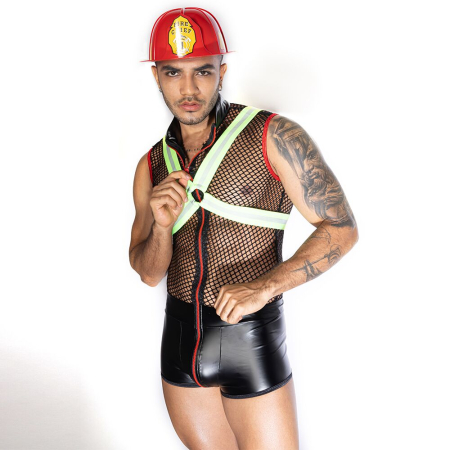 Чоловічий еротичний костюм пожежного JSY 9152 One Size - фото №4