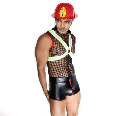 Чоловічий еротичний костюм пожежного JSY 9152 One Size - фото №3