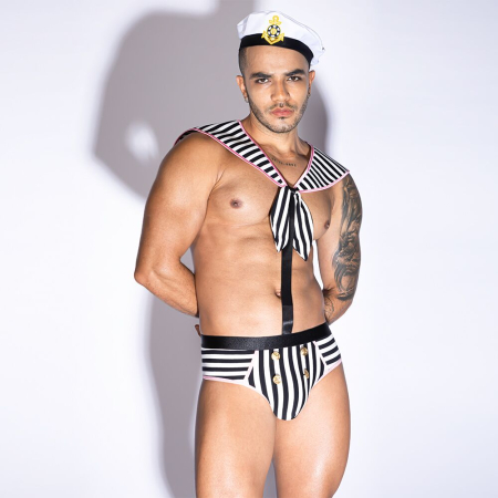 Чоловічий еротичний костюм морячка JSY 9153 One Size - фото №4