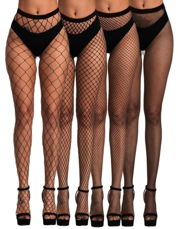 Комплект колготок JSY WW7040 Black One Size (4 шт) - фото