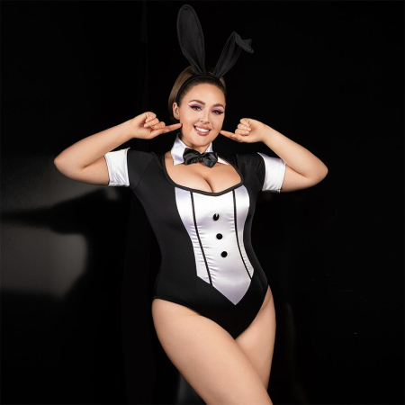 Еротичний костюм зайчика JSY P61102 Plus Size - фото