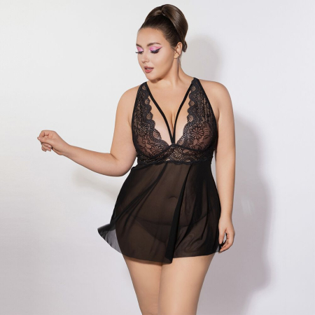 Сукня JSY P61151 Black Plus Size - фото №6
