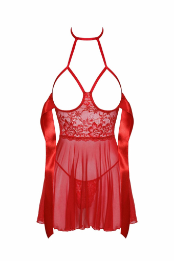 Бебі-дол Kissable Sexy Kiss Babydoll Red S/M - фото №6
