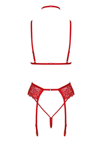 Комплект Kissable Bondage Kiss Set Red L/XL - фото №9