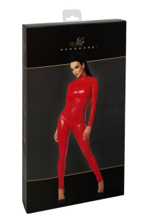 Комбінезон Noir Handmade F353 Red powerwetlook overall - M - - фото №7