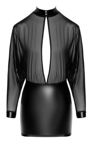 Сукня Noir Handmade F348 Powerwetlook and tulle dress - M - фото №5