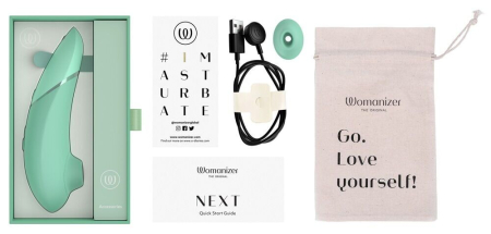 Вакуумний кліторальний стимулятор Womanizer Next Sage - фото №9