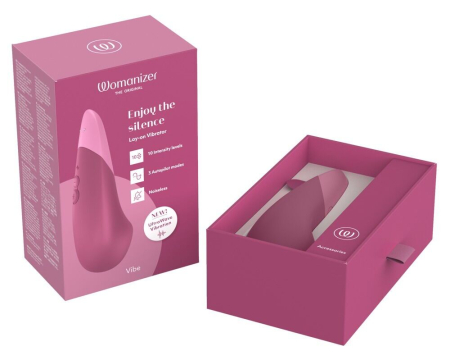 Вібратор Womanizer Vibe Dusky Pink - фото №8