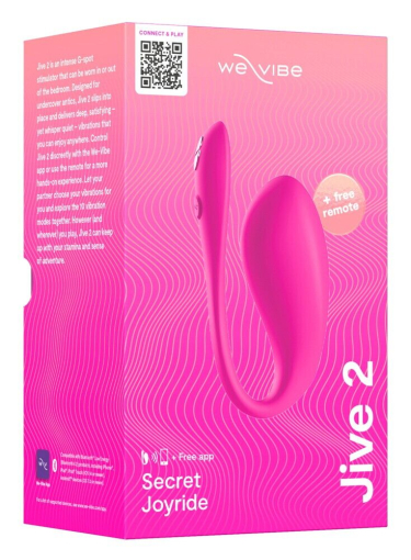 Смарт-віброяйце We-Vibe Jive 2 Electric Pink - фото №12