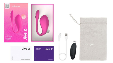 Смарт-віброяйце We-Vibe Jive 2 Electric Pink - фото №11