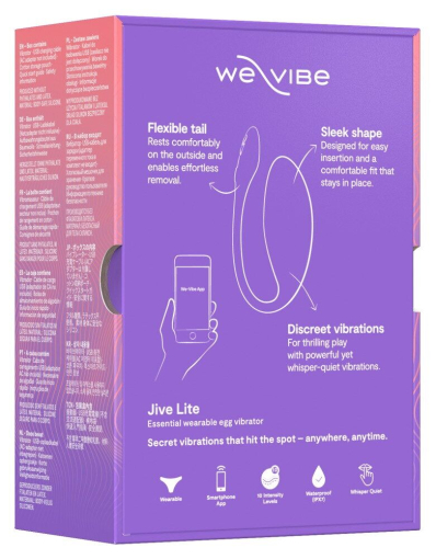 Смарт-віброяйце We-Vibe Jive Lite Purple - фото №12