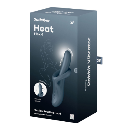 Вібратор Satisfyer Heat Flex 4 Grey - фото №6