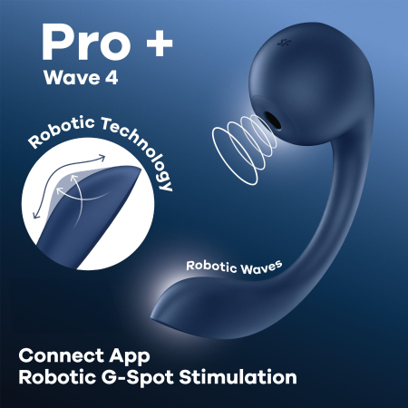 Вібратор Satisfyer Pro+ Wave 4 Connect App - фото №6