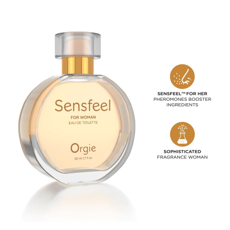 Жіночі парфуми з феромонами Orgie – Sensfeel for Woman (50 мл), квітково-фруктовий аромат - фото №2