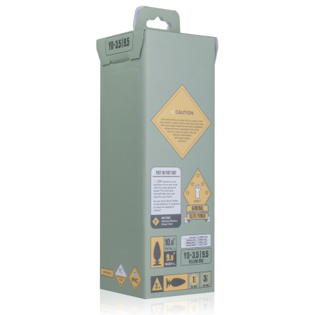 Анальна пробка BUTTR - Yellow Dog Butt Plug №7