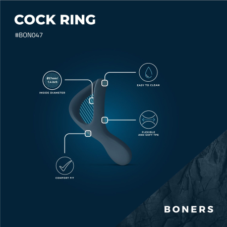 Ерекційне кільце Boners Cock ring - фото №10