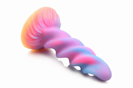 Фентезійний фалоімітатор Creature Cocks Glow-in-the-Dark Unicorn Dildo - фото №2