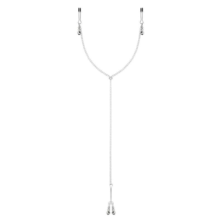Затискачі для сосків та клітора Bedroom Fantasies: Nipple and Clitoris Clamps - Silver - фото №3
