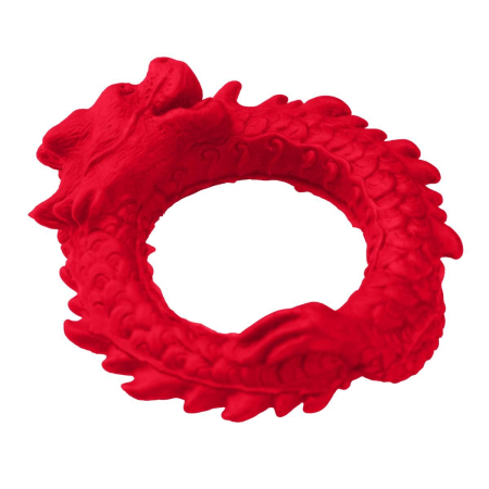 Ерекційне кільце Creature Cocks Rise of the Dragon Silicone Penis Ring - Red - фото №2