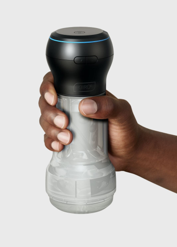 Мастурбатор Kiiroo Feel Pocket Crystal зі всмоктувальною інтерактивною насадкою PowerBlow Combo Set - фото №6