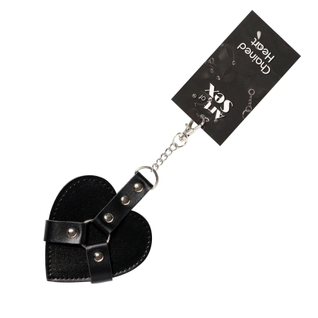 Брелок на карабіні для ключів Art of Chained Heart, Чорний - фото №3