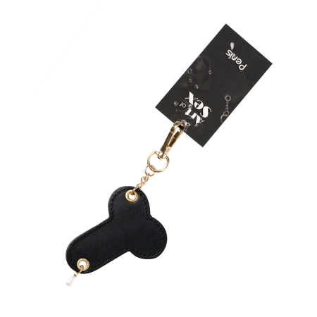 Брелок на карабіні для ключів Art of Fhallus, Чорний - фото №3