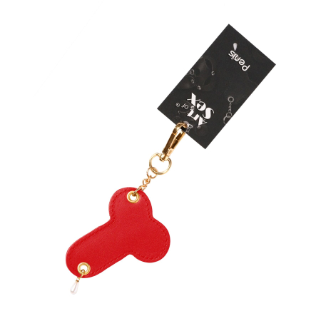 Брелок на карабіні для ключів Art of Fhallus, Червоний - фото №3