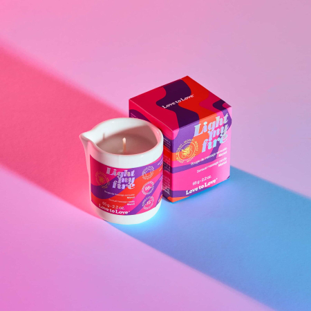 Масажна свічка Love To Love LIGHT MY FIRE Monoi (65 мл) №2