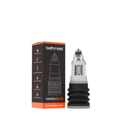 Гідропомпа Bathmate Hydromax 3 Clear, для члена довжиною до 7,5 см, діаметр до 4,5 см - фото №2