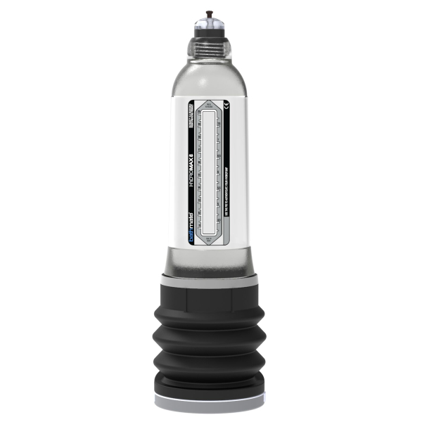 Гідропомпа Bathmate Hydromax 8 Clear, для члена довжиною від 15 до 20 см, діаметр до 5,5 см - фото