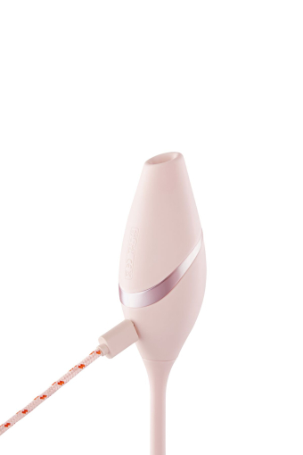 Пульсатор з вакуумним стимулятором KISSTOY Cathy III Pink - фото №3