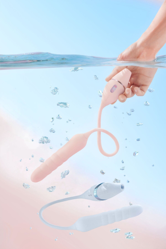 Пульсатор з вакуумним стимулятором KISSTOY Cathy III Pink - фото №7